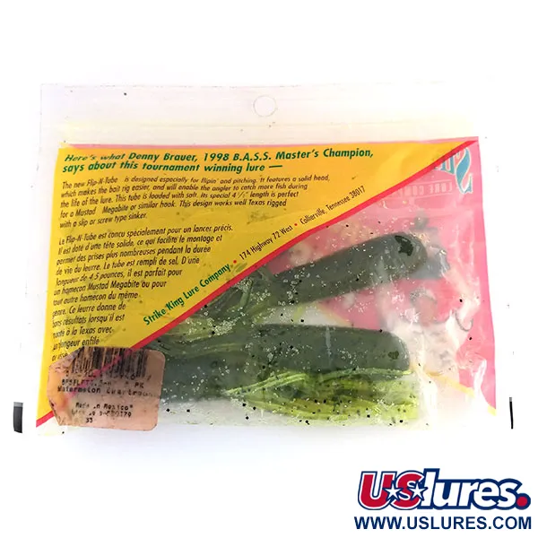 Strike King Flip-N-Tubs señuelo, Chartreuse, 10cm, con sal, #9614