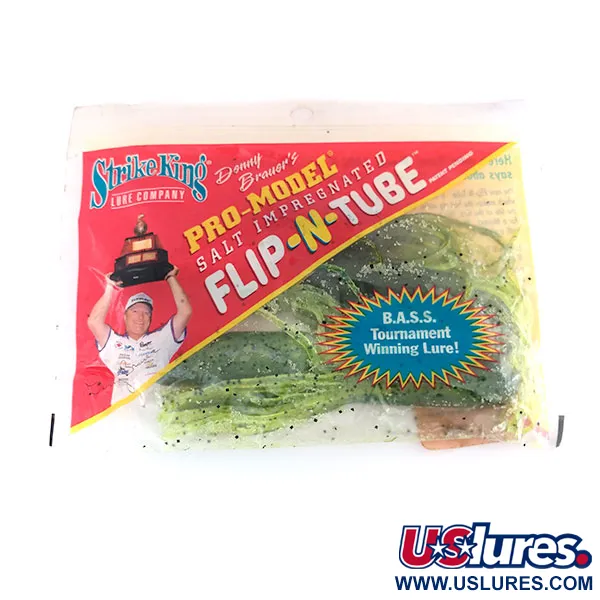 Strike King Flip-N-Tubs señuelo, Chartreuse, 10cm, con sal, #9614