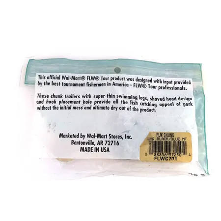 Wal Mart FLW Chunk Vinilo, Negro / Azul, 7.5cm, Trailer, #9621