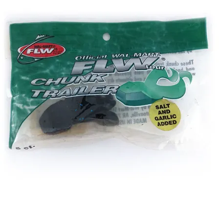 Wal Mart FLW Chunk Vinilo, Negro / Azul, 7.5cm, Trailer, #9621
