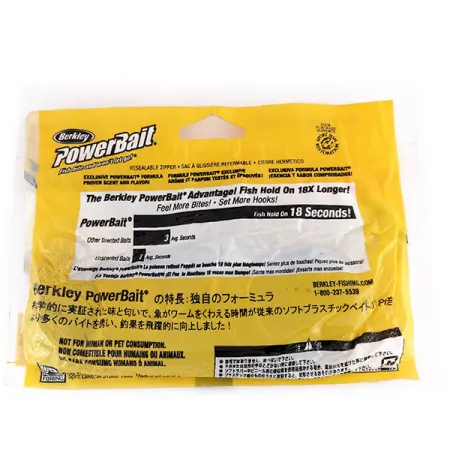 Berkley Power Worm Vinilos, Motor Oil, 18cm, Cola Rizada, #9623