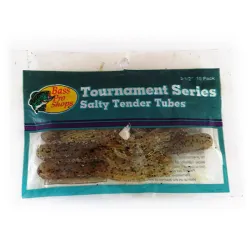 Bass Pro Shops Salty Tender Tubes señuelo blando 8uds
