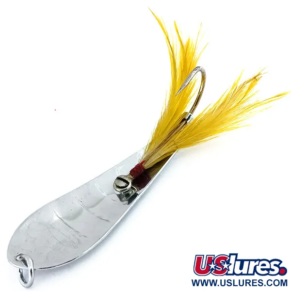 Luhr Jensen Reflecto #5 Cucharilla, Níquel / Amarillo, 21g, Único, #9626