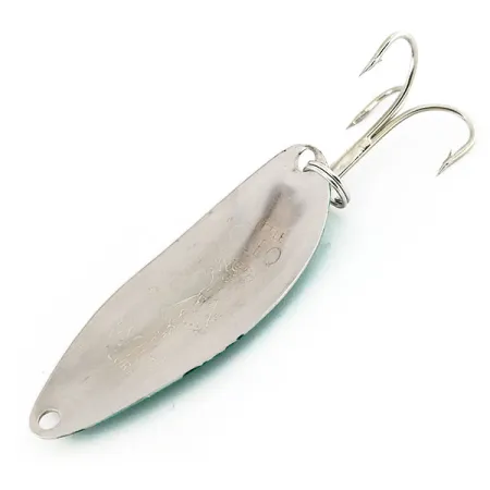 Seneca Little Cleo Cucharilla, Níquel / Verde, 5g, Grabado Hula Girl, #9631