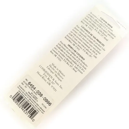 Luhr Jensen P.J.POP Popper Madera, Negro/Plata, 17g, Artesanal, #9634