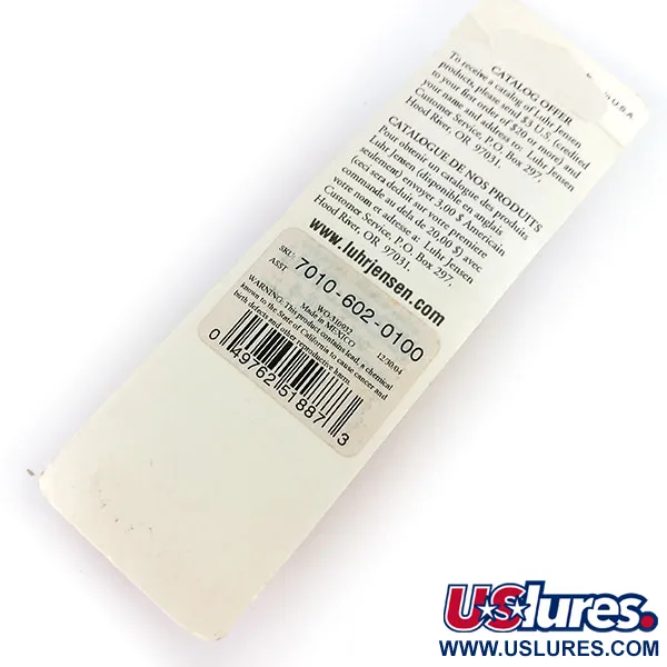 Luhr Jensen P.J.POP Popper, Perla / Rojo, 17g, Artesanal, #9635