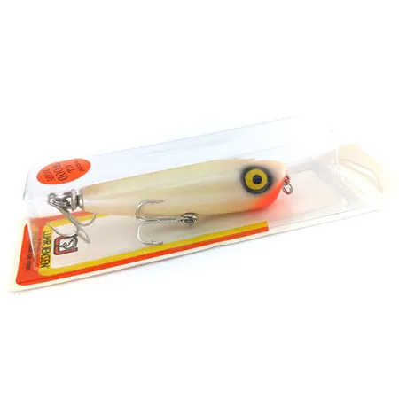 Luhr Jensen P.J.POP Popper, Perla / Rojo, 17g, Artesanal, #9635