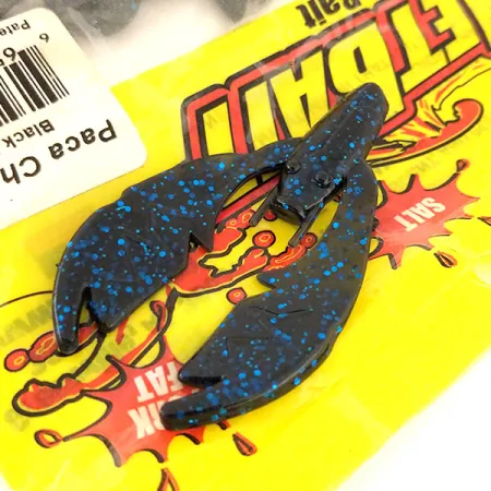 NetBait Kickin B Chunk Vinilo, Black Blue, 7,5cm, Trailer Jig, #9654