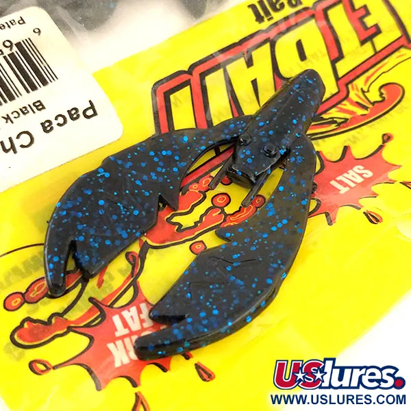 NetBait Kickin B Chunk Vinilo, Black Blue, 7,5cm, Trailer Jig, #9654