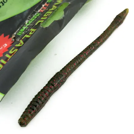 Black Magick Plastics Finesse Worm Vinilo, Watermelon, 13cm, #9657