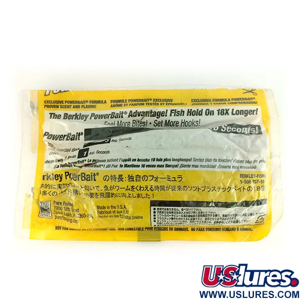 Berkley Powerbait Power Worm Vinilo, Pumpkinseed, 17,5cm, #9661