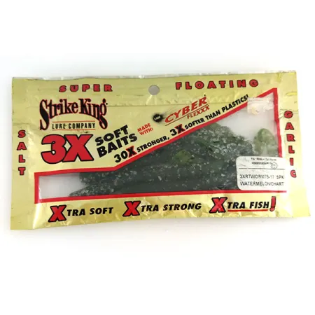 Strike King Ribbon Tail Worm vinilo 5uds