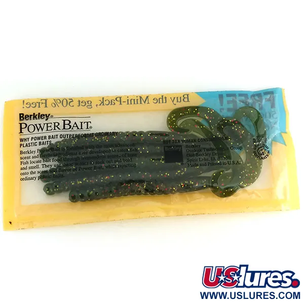 Berkley Powerbait Power Worm Vinilo, Pumpkinseed, 15cm, Aroma, #9664