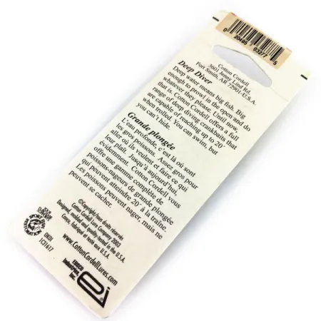 Cotton Cordell Grappler Shad JR Deep Diver, Perca, 7g, Profundidad #9671