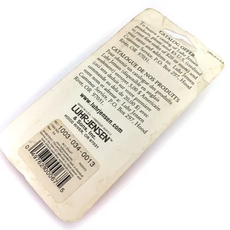 Luhr Jensen Krocodile Die #5 Cucharilla, Níquel, 21g, Lance Largo, #9674