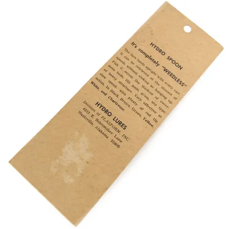 Hydro Lures Weedless Hydro Spoon Cucharilla, Amarillo, 14g, Skirt, #9682