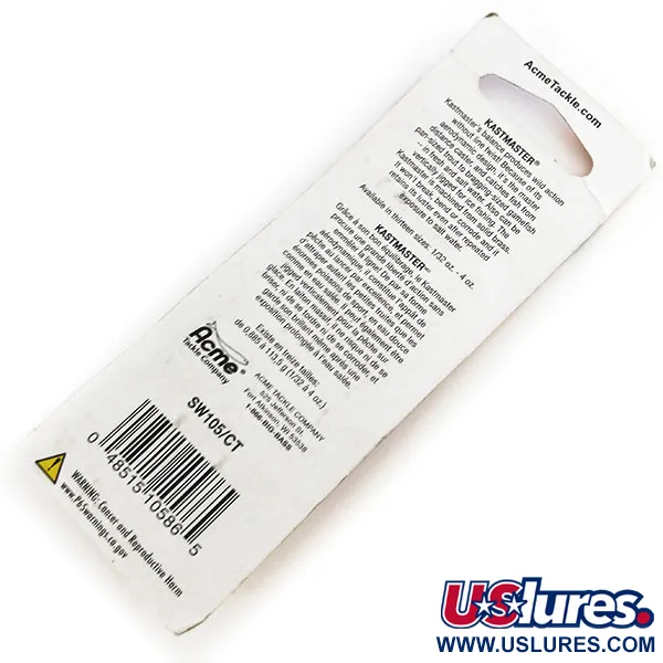 Acme Kastmaster Cucharilla, Trucha arcoíris, 3.5g, Latón Macizo, #9686