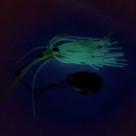 Strike King Mini-King Spinnerbait UV, Níquel/Chartreuse, 7g, #9694