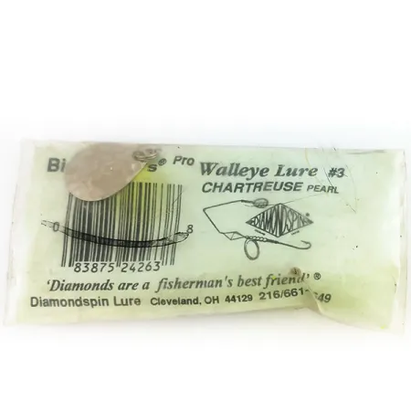Big Chuck's Walley Lure Spinnerbait, Chartreuse, 17g, Hoja Sauce, #9697