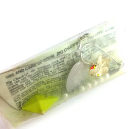 Big Chuck's Walley Lure Spinnerbait, Chartreuse, 17g, Hoja Sauce, #9697