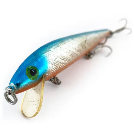 Rebel Floating Minnow F12 Señuelo, Azul Metálico, 9g, Flotante, #9712