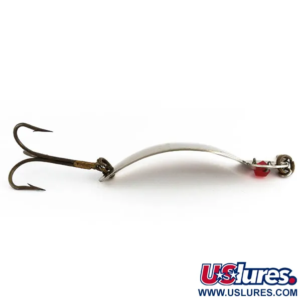 Gibbs One Eye Wiggler Cucharilla, Níquel / Rojo, 28g, Vintage, #9725