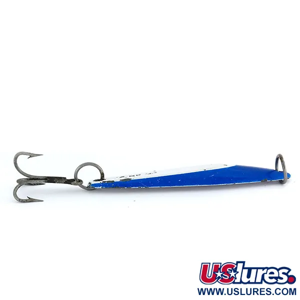 Luhr Jensen Yo-ho-ho Lura 1 Jig, Azul / Blanco, 44g, Jig Vintage, #9728