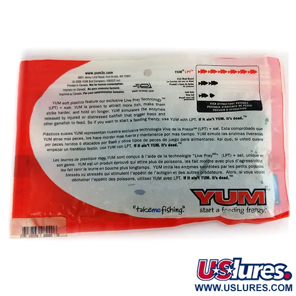 YUM Ribbontail vinilo, Watermelon seed, 19cm, salado, #9737