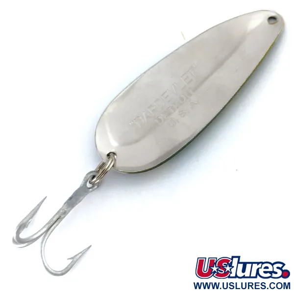 Eppinger Dardevle Dardevlet Cucharilla, Frog / Nickel, 21g, USA, #9750