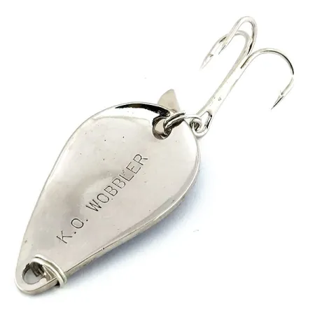 Acme K.O. Wobbler Cucharilla, Plata/Azul, 7g, Flipper Tail, #9764