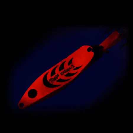 Mepps Syclops 2 UV Cucharilla Ondulante, Naranja, 17g, UV, #9787