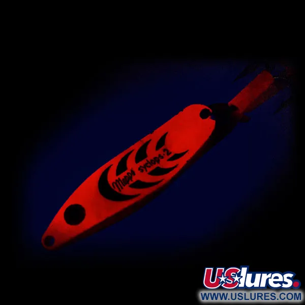 Mepps Syclops 2 UV Cucharilla Ondulante, Naranja, 17g, UV, #9787