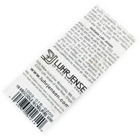 Luhr Jensen Krocodile Cucharilla, Níquel/Fire Wing, 7g, niquelada, #1003-016-0200