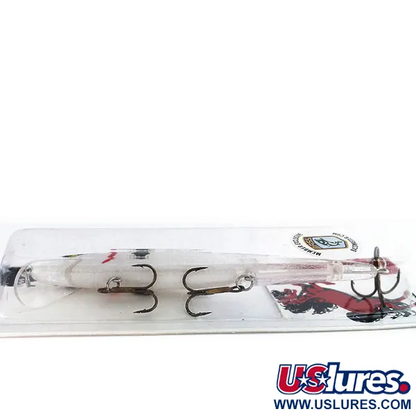 Smithwick Suspending Rattlin’ Rogue Jerkbait, Transparente/Blanco, #9808