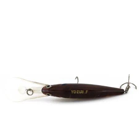 YO-ZURI Crankin Shad Crankbait, Oro-Marrón, 11g, Profundidad, #9811