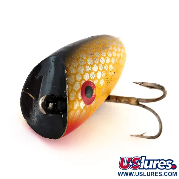 Wright & McGill Rustler Señuelo Superficie, Amarillo/Rojo, 10g, #9813