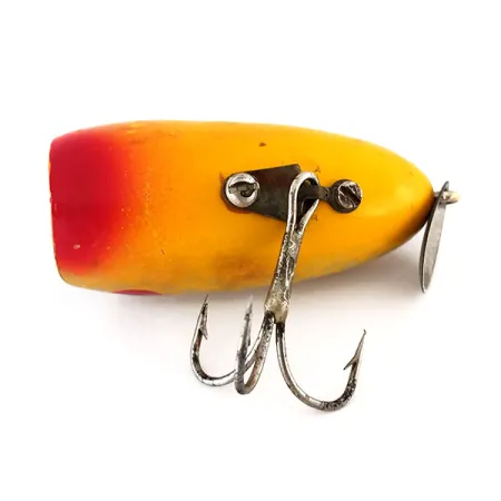 Wright & McGill Rustler Señuelo Superficie, Amarillo/Rojo, 10g, #9813