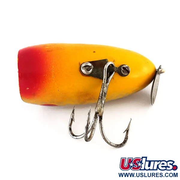 Wright & McGill Rustler Señuelo Superficie, Amarillo/Rojo, 10g, #9813