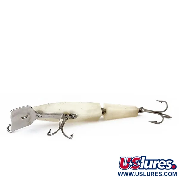 Diamond Jim Jointed Minnow Articulado, Perla, 7g, Babero Metal, #9815