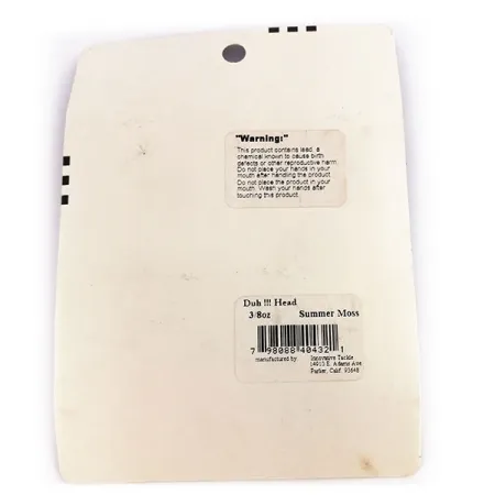 DUH!!! Head jig heads Kit, Oliva / Rojo, 11g, Anzuelo Offset, #9818