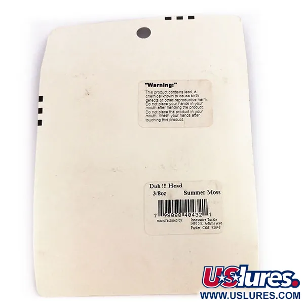 DUH!!! Head jig heads Kit, Oliva / Rojo, 11g, Anzuelo Offset, #9818