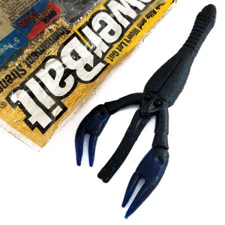 Berkley Powerbait Power Craw Cangrejo Vinilo, Negro / Azul, 13cm, #9820