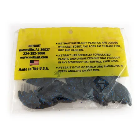 NetBait Paca Chunk Sr Vinilo, Black Blue Flake, 7,5cm, Aroma, #9821