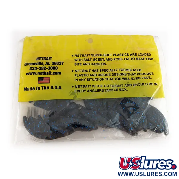 NetBait Paca Chunk Sr Vinilo, Black Blue Flake, 7,5cm, Aroma, #9821