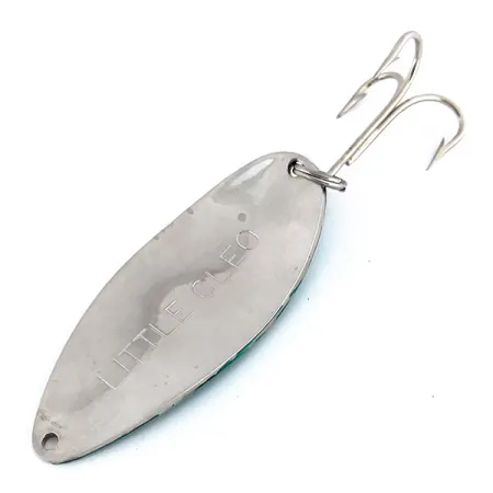 Acme Little Cleo Cucharilla, Níquel / Verde, 35g, Latón, #9827