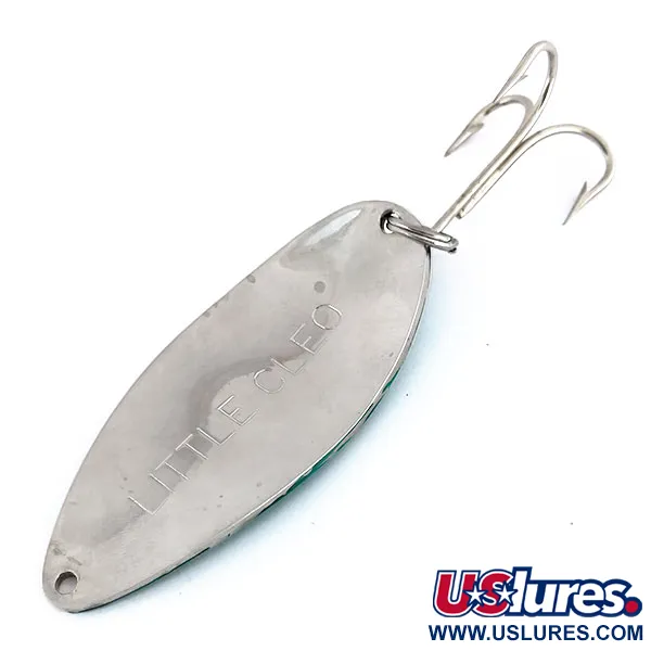 Acme Little Cleo Cucharilla, Níquel / Verde, 35g, Latón, #9827