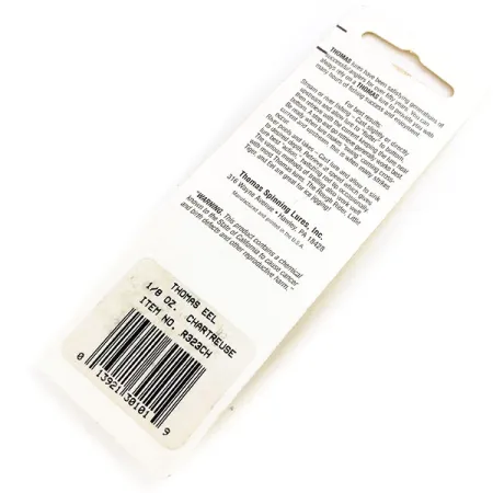 Thomas EEL Cucharilla, Chartreuse, 4g, Acabado neón, #9837