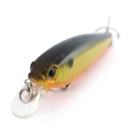 Yo-zuri 3D Minnow Suspender, Oro-Naranja, 7g, Acabado Prisma, #9842