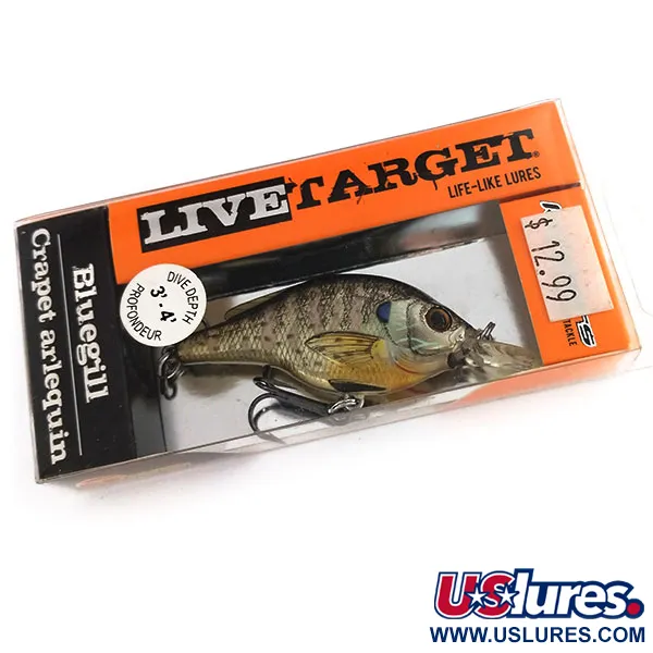 Live Target Koppers BlueGill Señuelo, Crapiet Arlequin, 7g, #9844