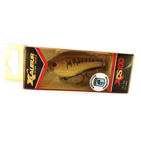 XCalibur XCS100 Crankbait, Brownie, 14g, Silencioso, #9845